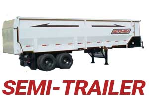 Feed Delivery Boxes Semi Trailer